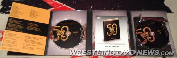The History of WWE DVD - Discs