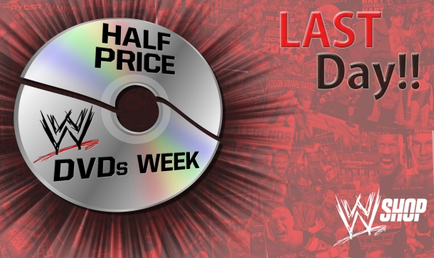 Half Price WWE DVD Week Sale