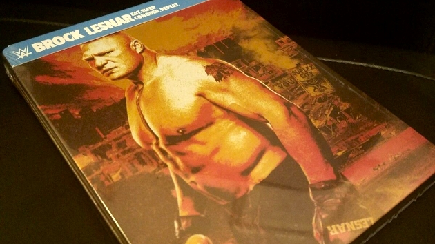 WWE 'Brock Lesnar: Eat. Sleep. Conquer. Repeat.' Steelbook Blu-ray