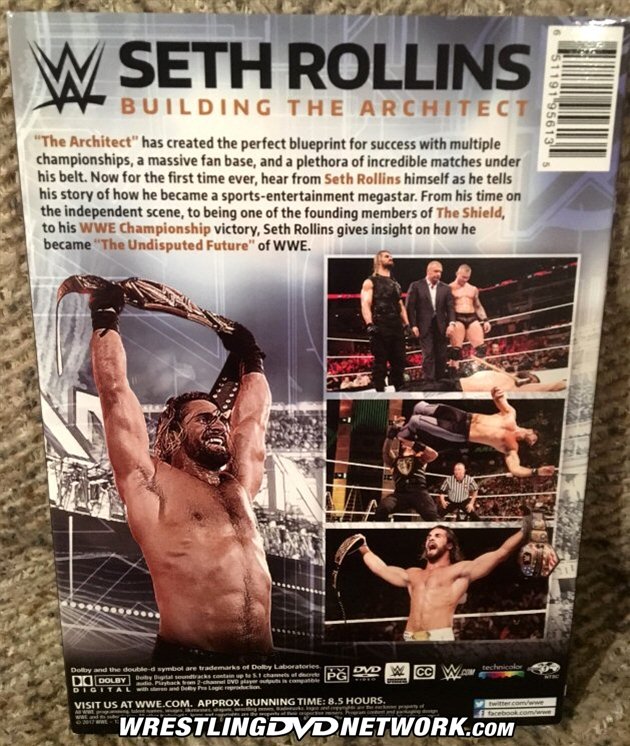 WWE 'Seth Rollins: Building The Architect' DVD - Photos, Front Cover