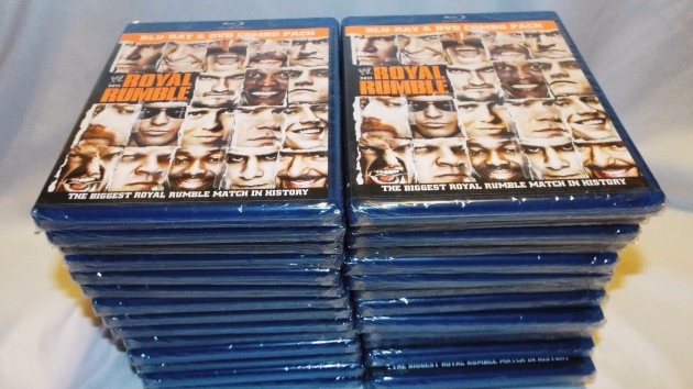 Big Wholesale Lot of WWE Royal Rumble Blu-rays