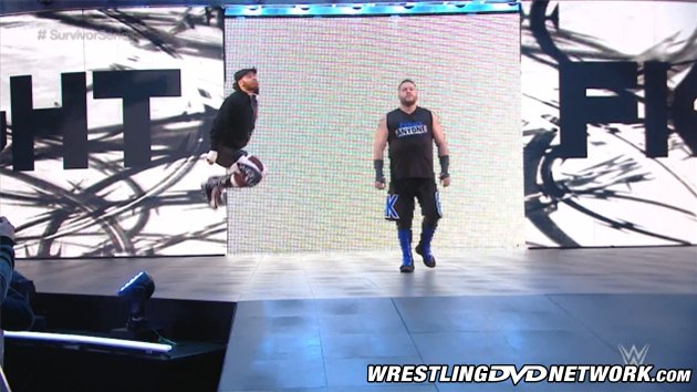 WWE - Kevin Owens & Sami Zayn Tag Team Entrance, With Sami Jumping