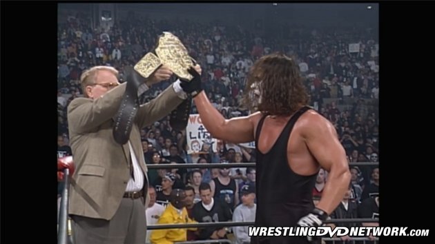 WWE - Sting Handed The World Title Belt by J.J. Dillon, An Iconic WCW Moment!