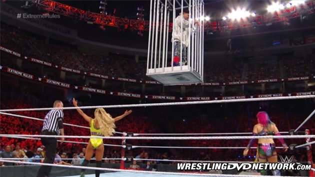 WWE Extreme Rules 2018 DVD - Asuka vs. Carmella, James Ellsworth In Shark Cage